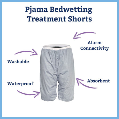 Pjama Bedwetting Treatment Shorts (GREY) Children