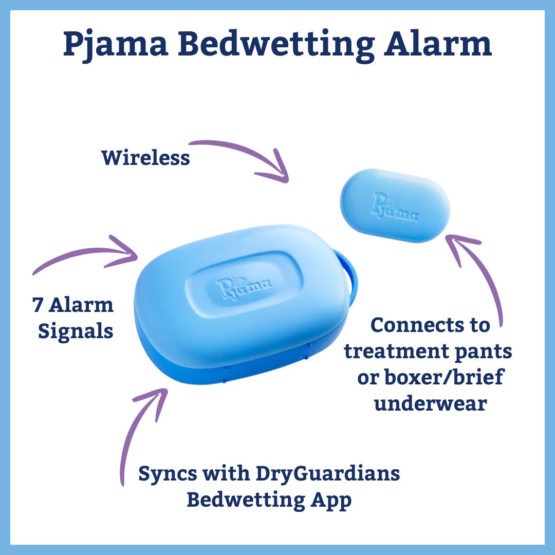 Pjama Bedwetting Treatment KIT - Boxer Underwear (dark blue) & Alarm